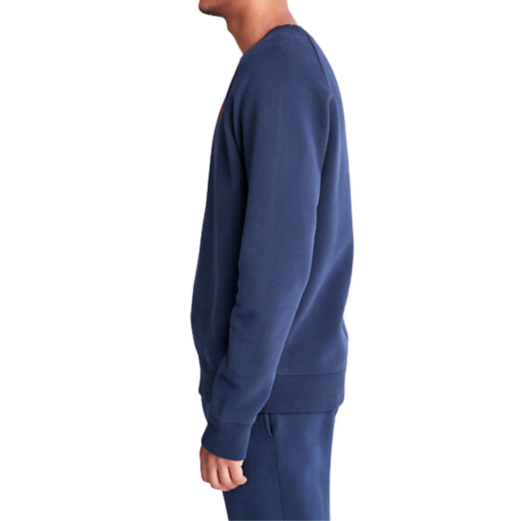 Foto laterale modello Felpa Uomo TIMBERLAND girocollo Blu