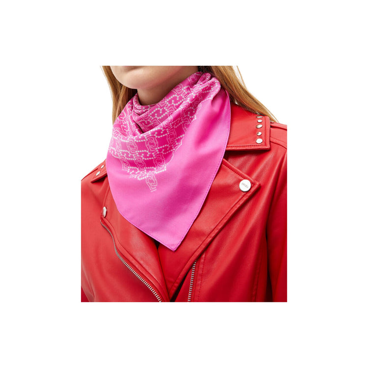 Écharpe femme avec motif logo