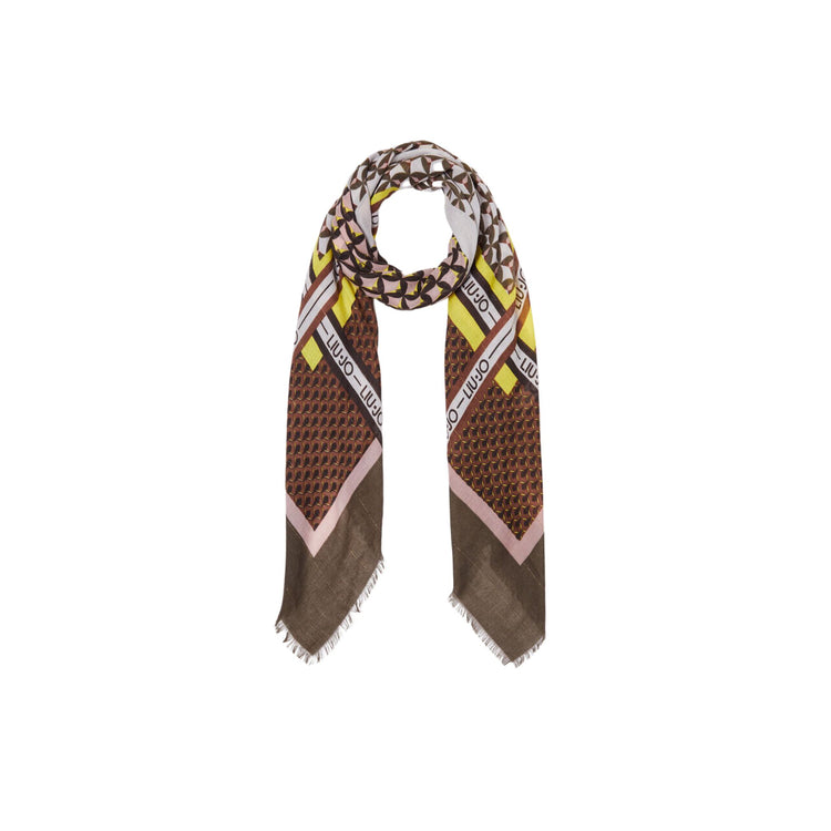 Foulard femme à motif géométrique