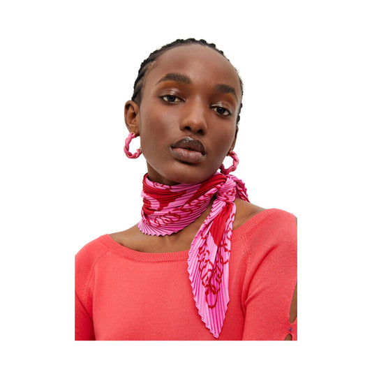 Foulard femme plissé