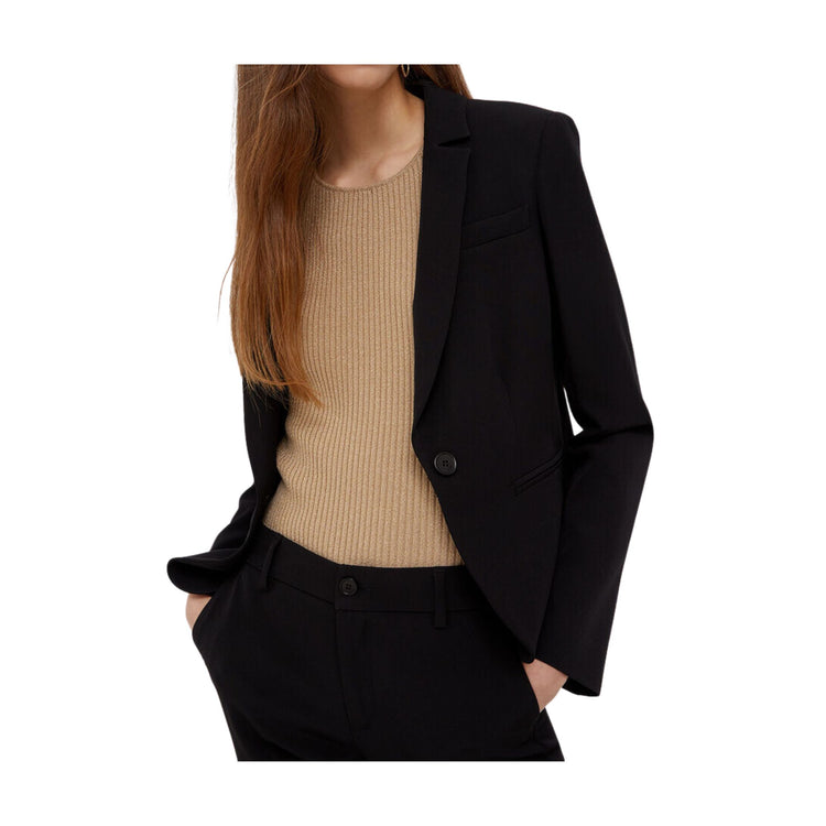 Veste femme slim à simple boutonnage