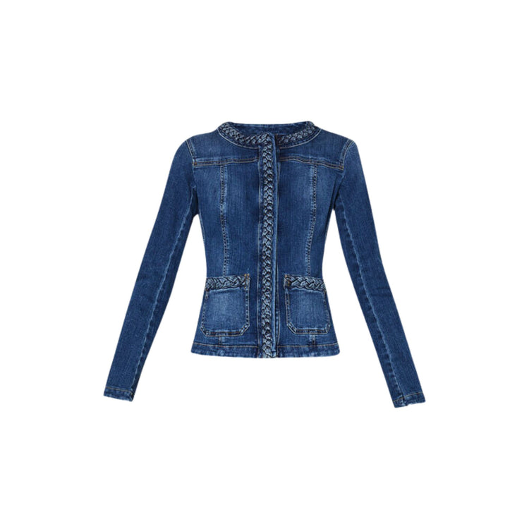 Veste femme avec tresses