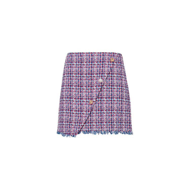 Gonna Donna mini con fantasia check