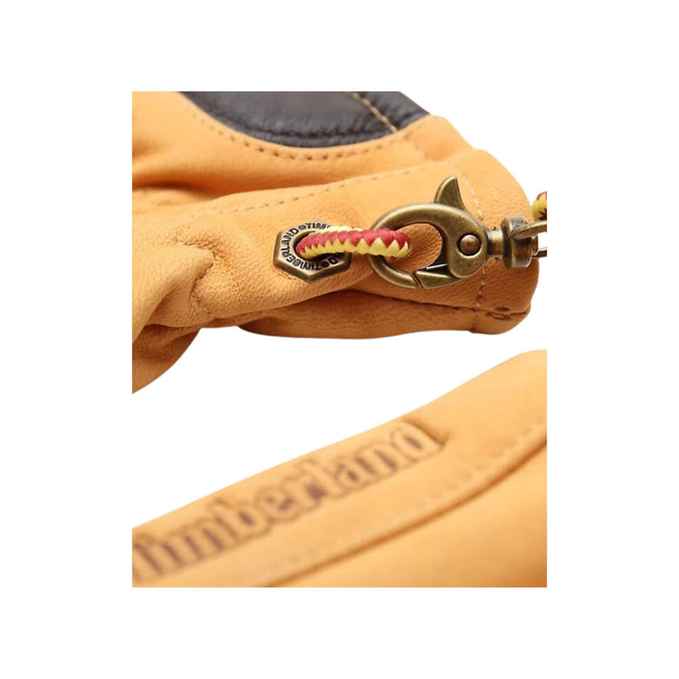 Men's leather gloves with touchscreen tips