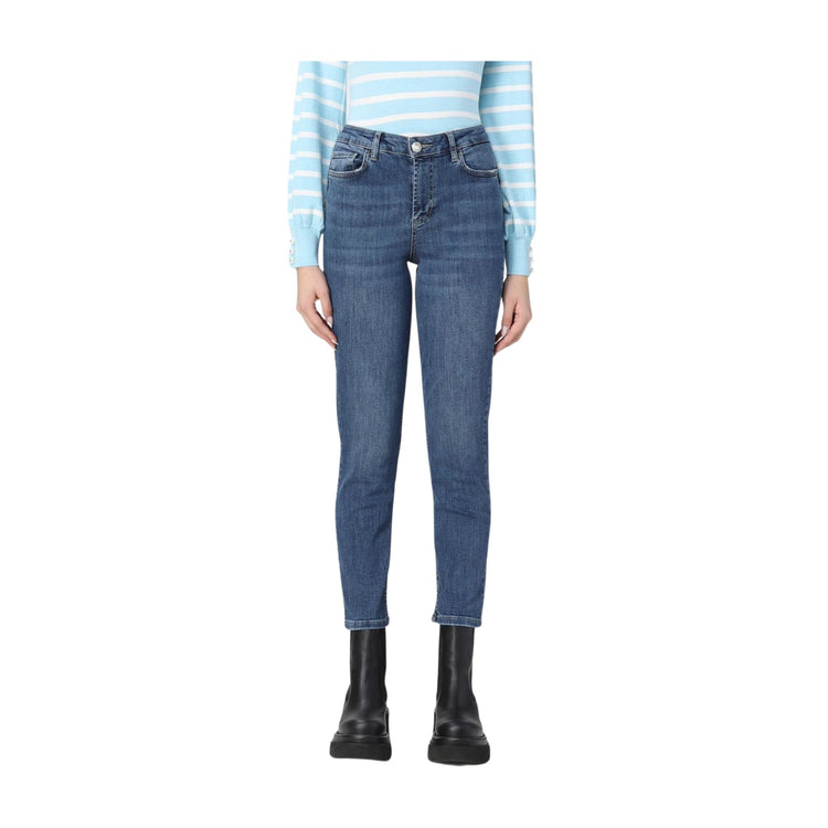 Jean slim cinq poches femme