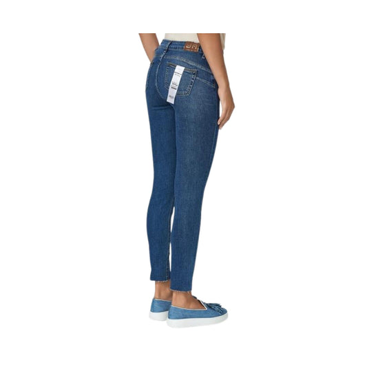 Jean skinny femme en denim