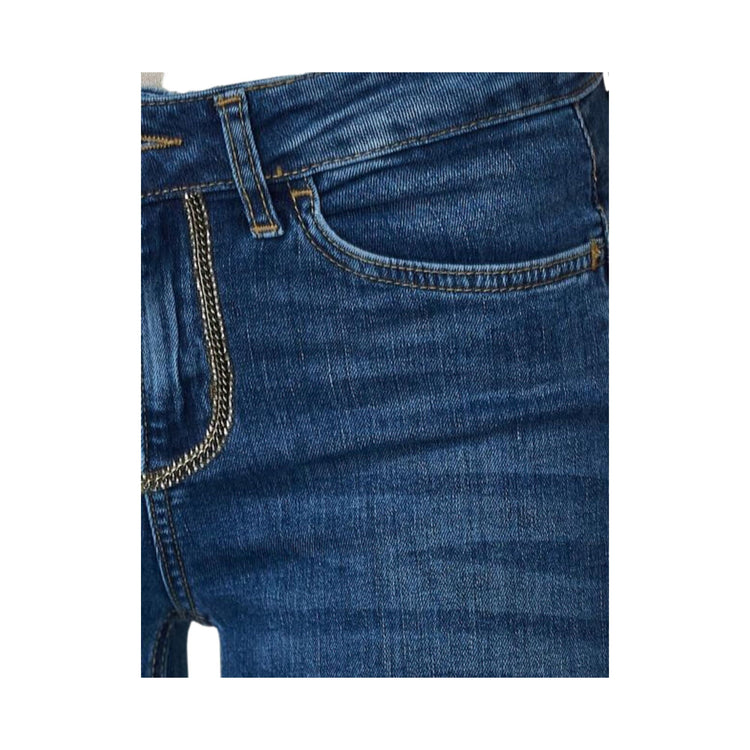 Jean skinny femme en denim