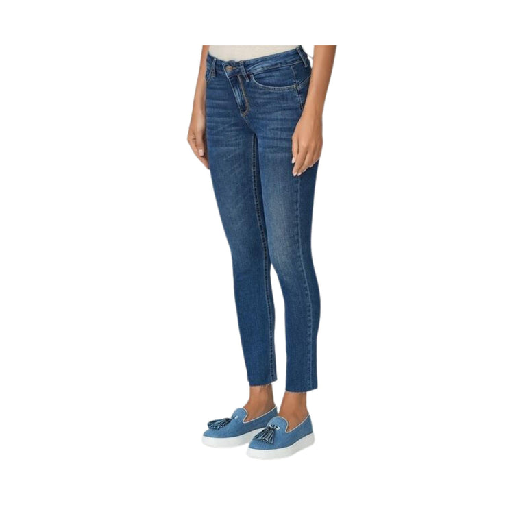 Jean skinny femme en denim