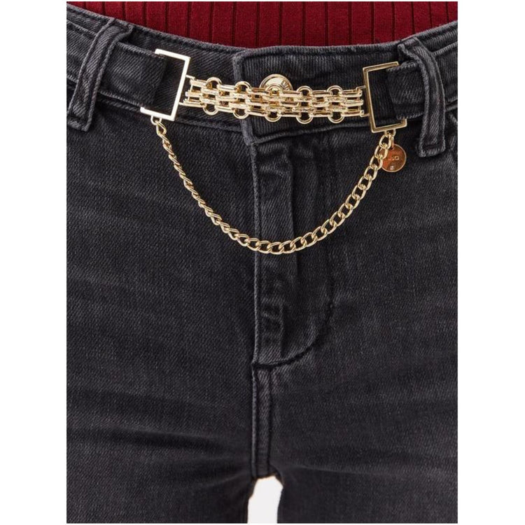 Jeans Donna a zampa con cintura