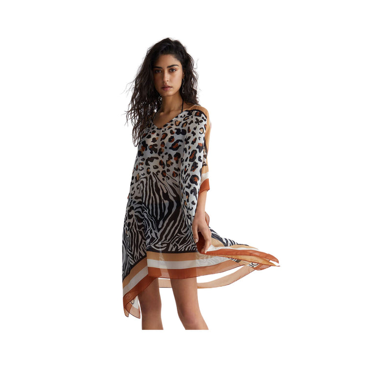 Kaftano Donna con stampa all over