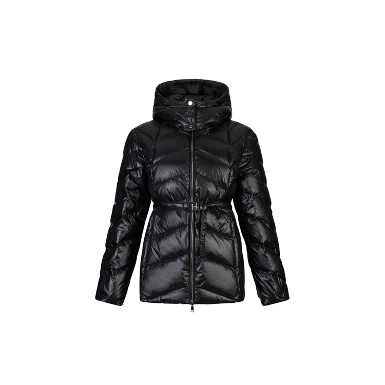 Piumino Donna trapuntato con cappuccio Nero