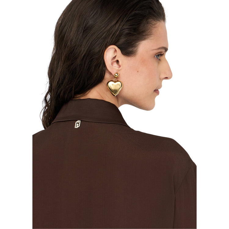 Acquista subito la Camicia Donna, realizzata in morbido tessuto, maniche lunghe, inserti in raso ton sur ton, firmata Liu Jo su Martini 900: vieni a scoprire tutta la collezione sul nostro sito