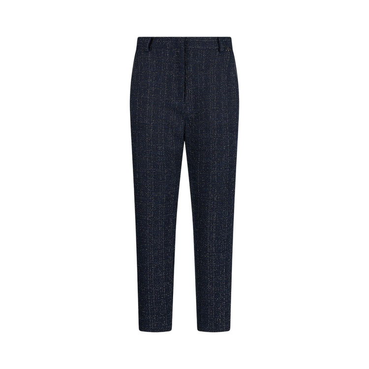 Pantaloni Donna in bouclé Blu