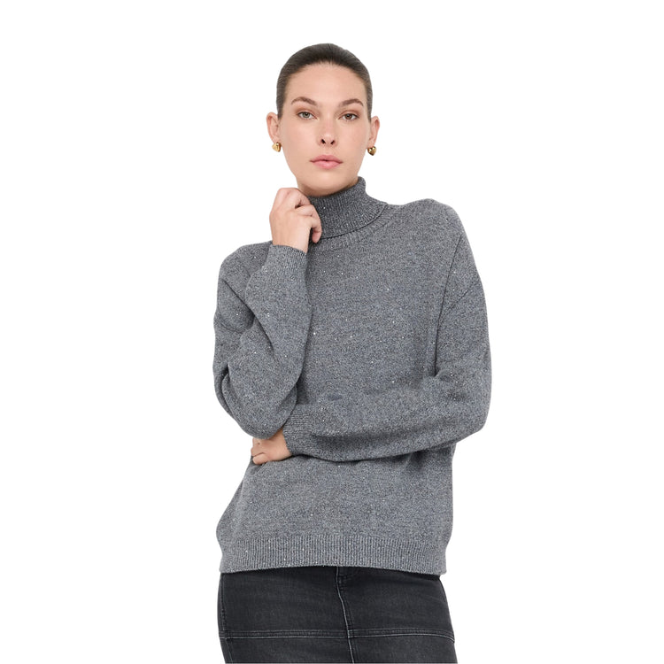 Acquista subito il Dolcevita Donna, realizzato in morbido tessuto, maniche lunghe e logo applicato sul retro firmato Liu Jo, su Martini 900: vieni a scoprire tutta la collezione sul nostro sito
