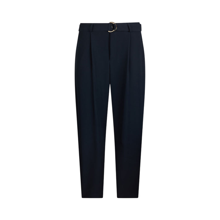 Pantaloni balloon Donna con pince Blu navy