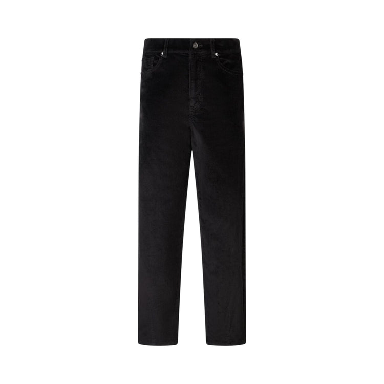 Pantaloni Donna balloon in velluto Nero
