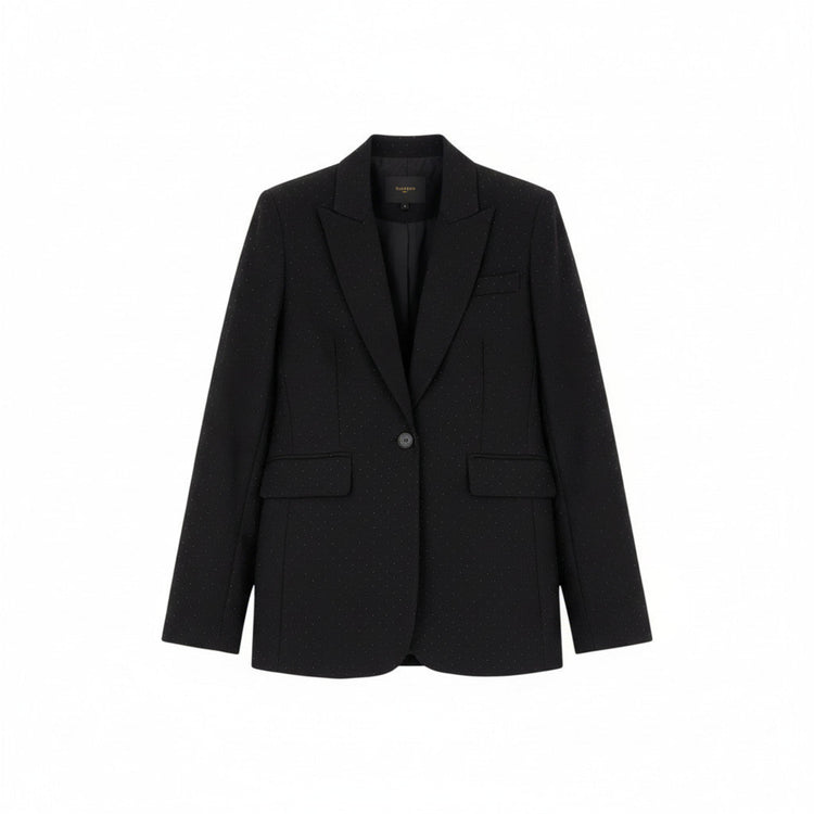 Blazer monopetto Strass
