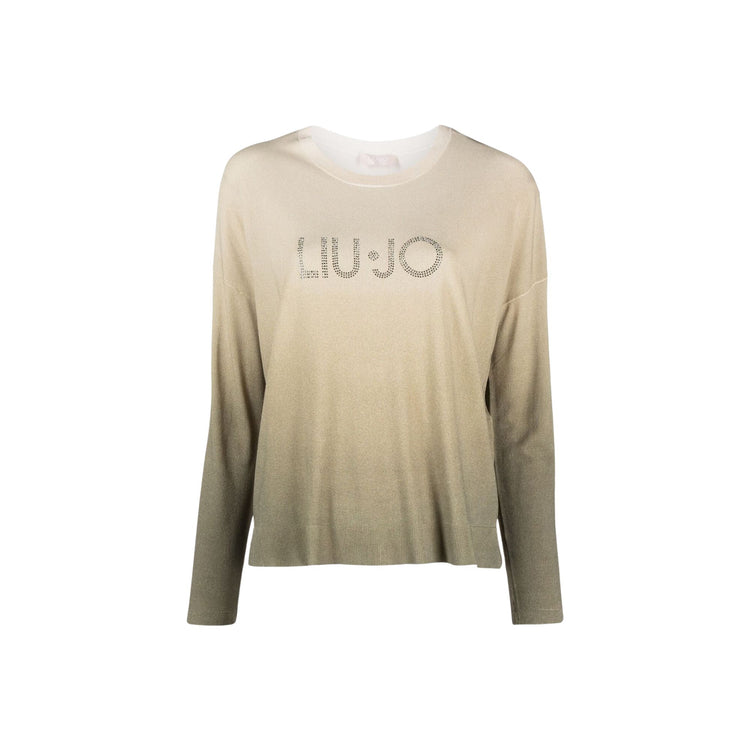 Women's sweater with degradé nuances