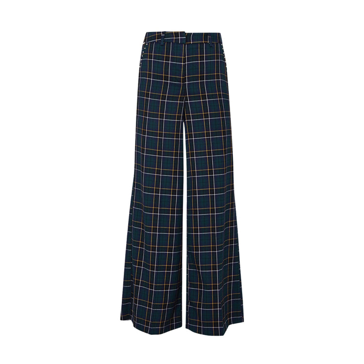 Pantalone Donna con motivo a quadri