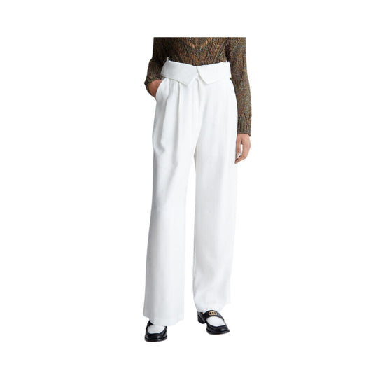 Pantalone Donna a palazzo con risvolto