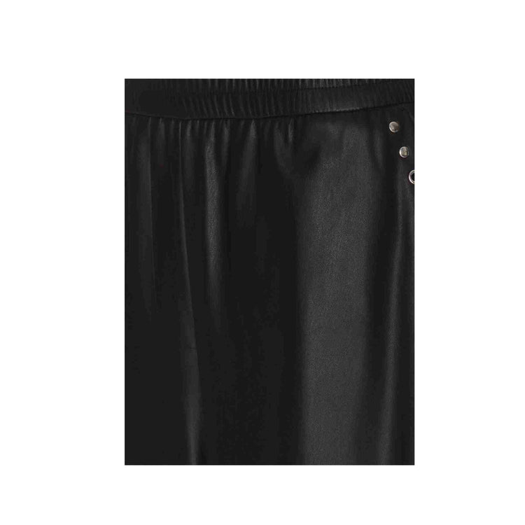 Pantalon femme en éco-cuir