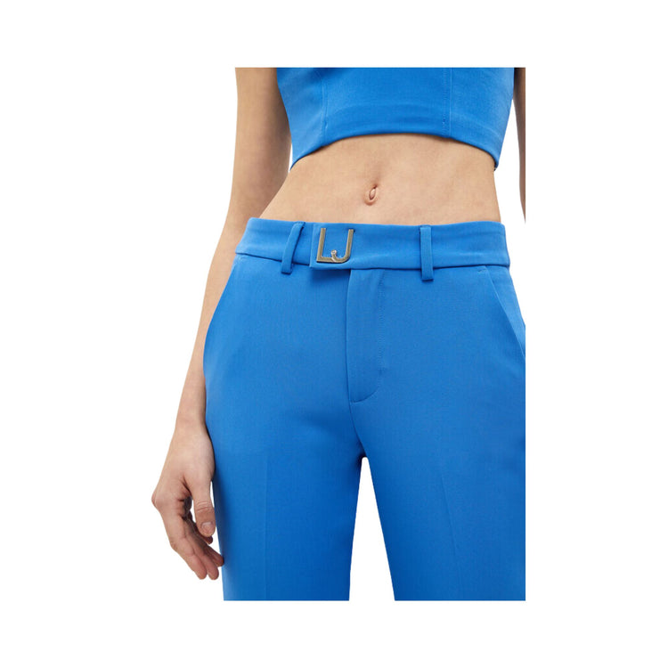 Pantalone Donna con cintura con logo