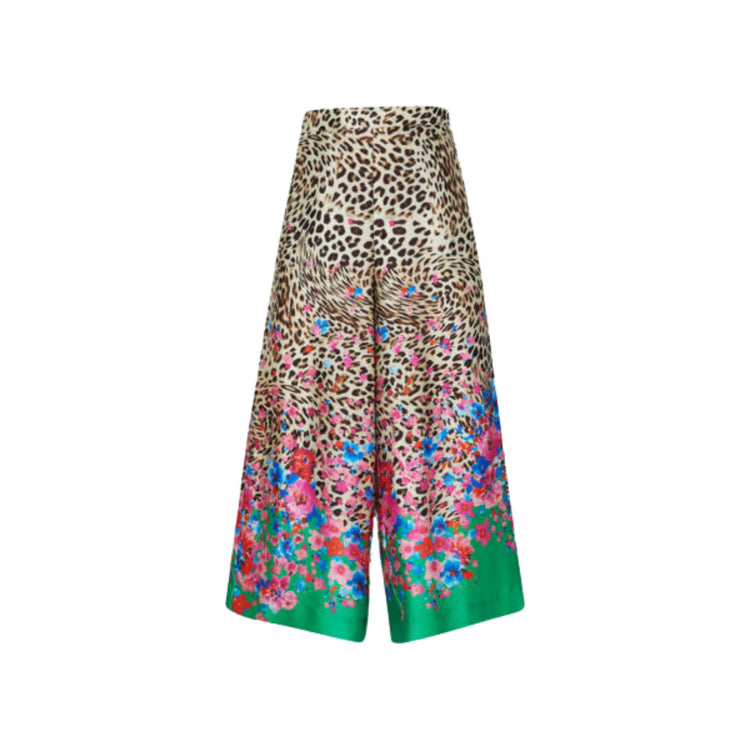 Pantalone Donna in raso a vita alta