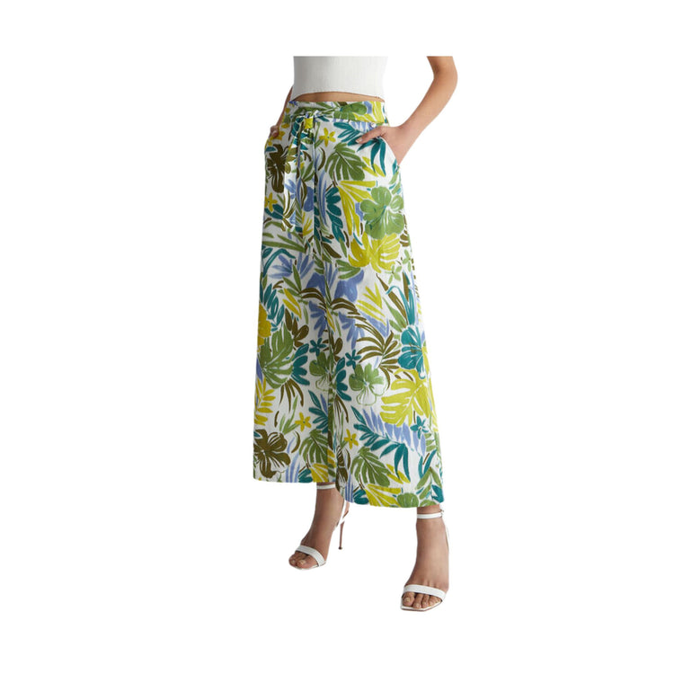 Pantalone Donna floreale ecosostenibile