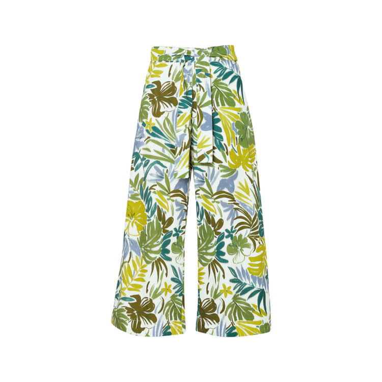 Pantalone Donna floreale ecosostenibile