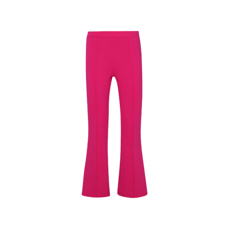 Pantalone Donna trombetta cropped in cotone vita alta