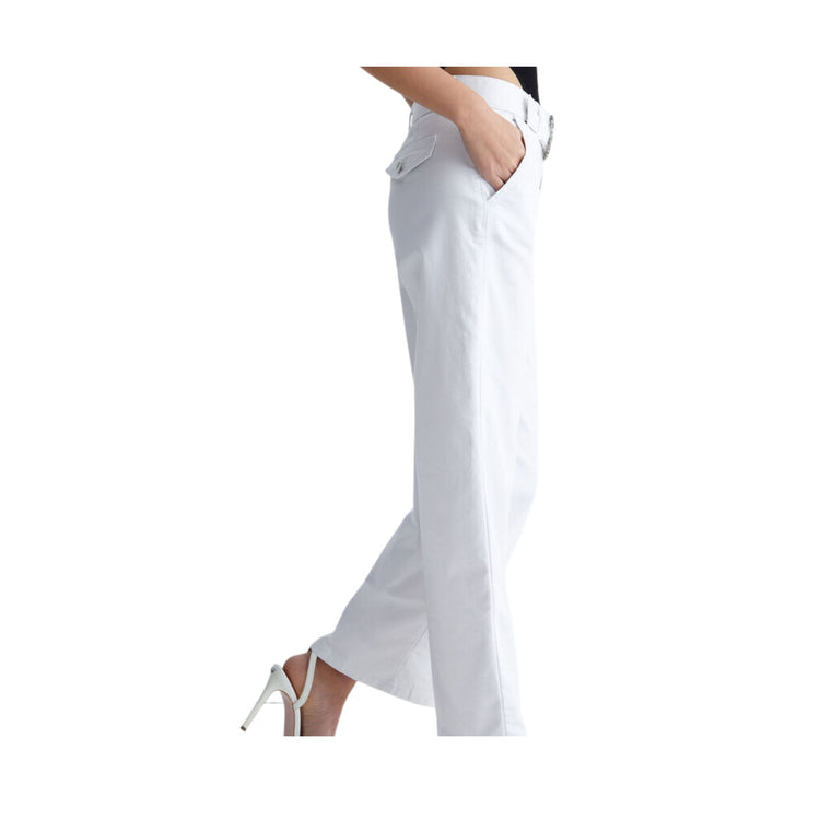 Pantalone Donna con cintura con fibbia gioiello