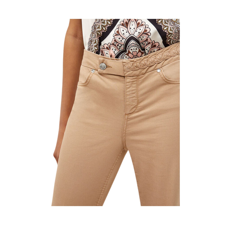 Pantaloni Donna Cinque tasche Micro flare regular fit