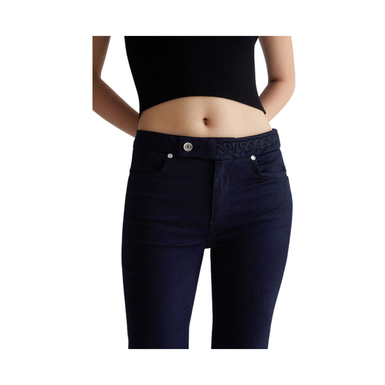 Pantaloni Donna Cinque tasche Micro flare regular fit