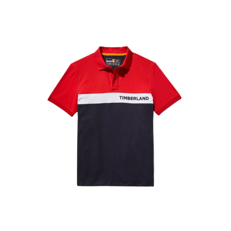 Polo colour block pour hommes