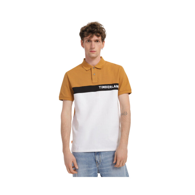 Polo colour block pour hommes