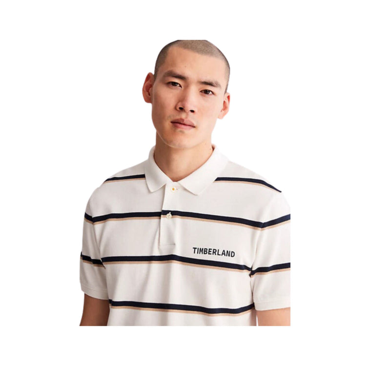 Polo homme rayé