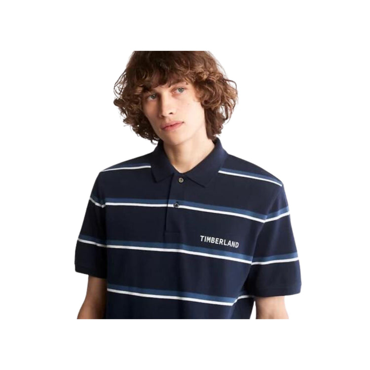 Polo homme rayé