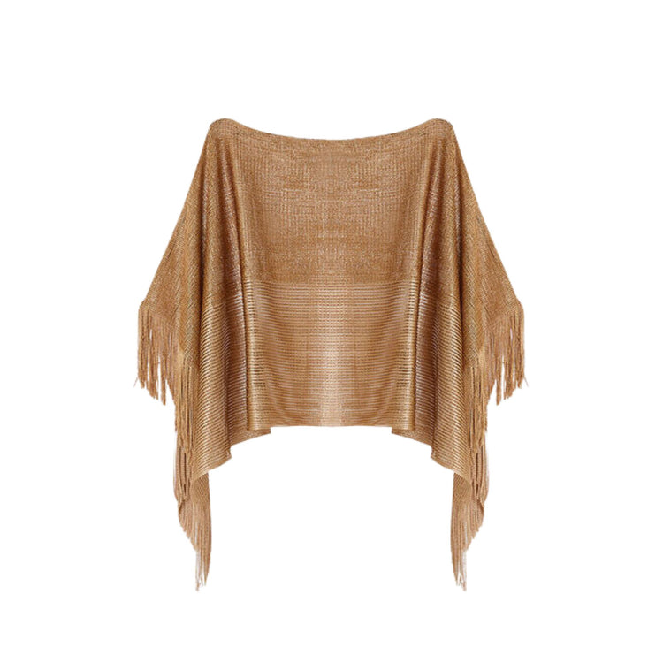 Poncho en maille pour femme
