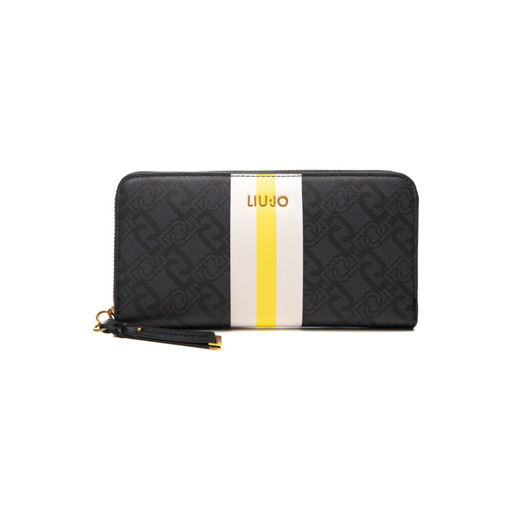 Women's wallet with logo motif