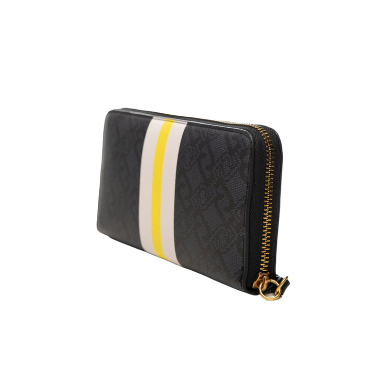 Women's wallet with logo motif