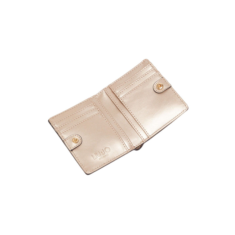 Small women's wallet in imitation leather