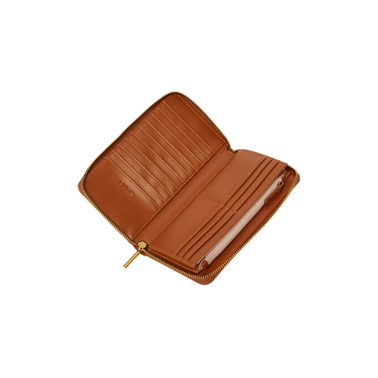 Portefeuille femme avec motif logo