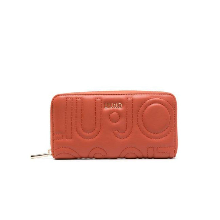 Portafoglio Donna con logo ricamato all over