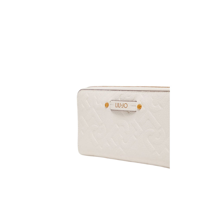 Women's wallet with logo print