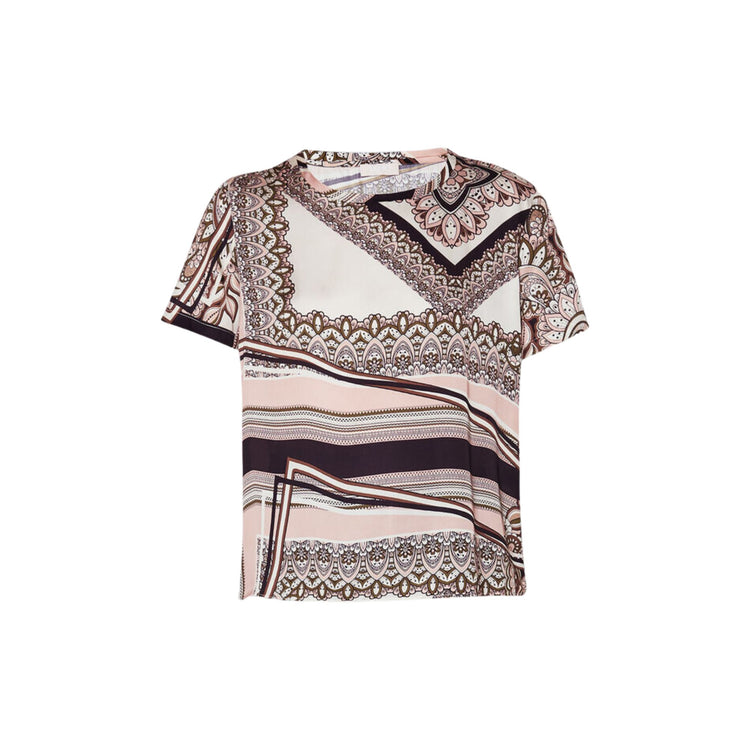 Women's T-shirt with floral print pattern