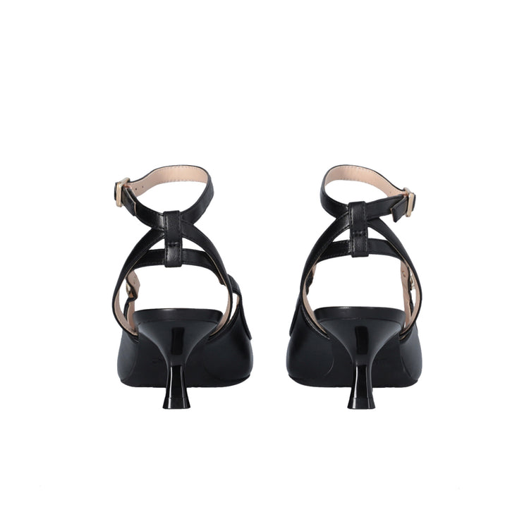 Slingback nere con tacco basso retro