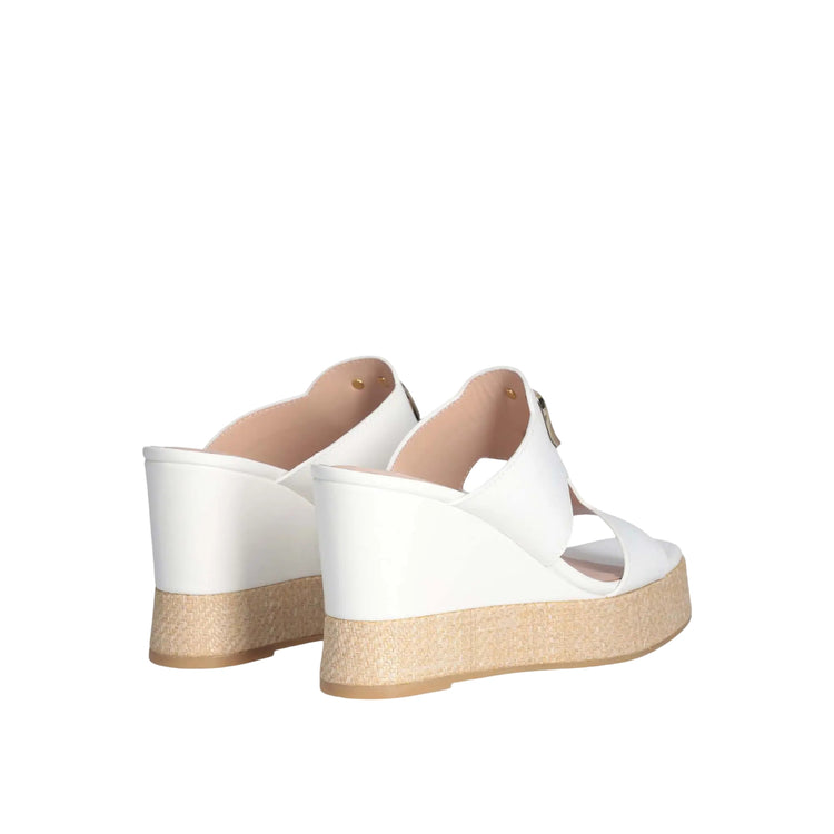 Sandali Donna Karen con logo Bianco retro