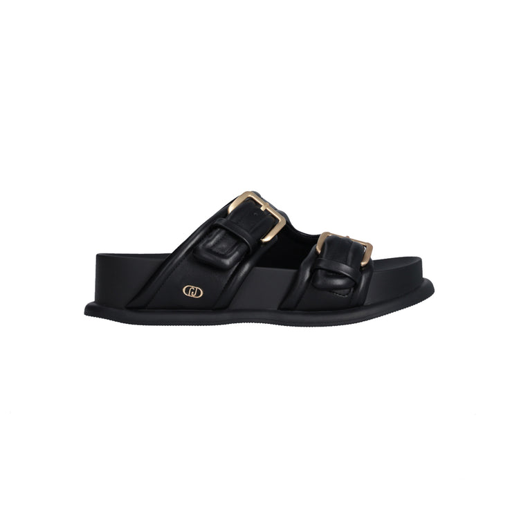 Sandali Donna con fascette bold Nero