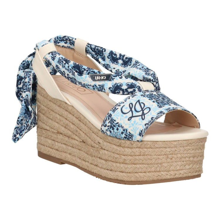 Sandalo Donna con zeppa capri milk