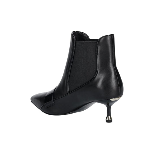 Stivaletti Donna con inserto elastico e tacco